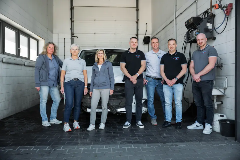 Das Team von Knoche & Vendt in der Werkstatt